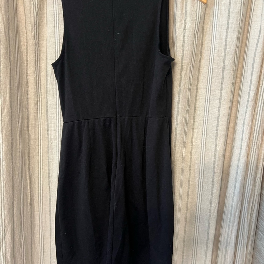 Old Navy Black Midi Dress